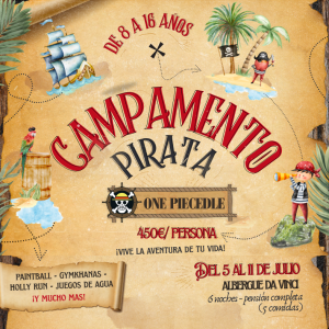 IMAGEN PRODUCTO Campamento Pirata Albergue DaVinci